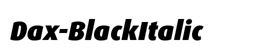 PanacheEF-BlackItalic