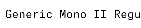 Generic Mono II