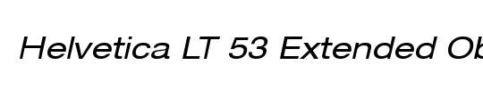 HelveticaNeue LT 33 ThinEx