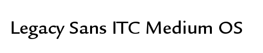 Legacy Sans Md SC ITC TT