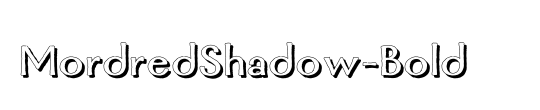 MordredShadow-Bold