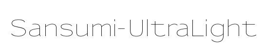 Sansumi-UltraLight