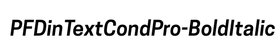PF Din Text Cond Pro