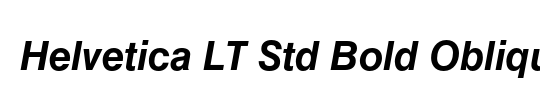 Helvetica LT Std