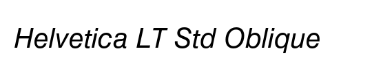 Helvetica LT Std  steevo harvie