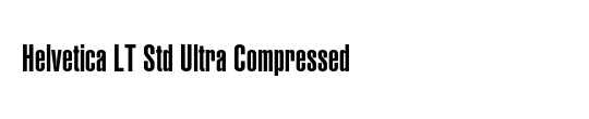 Helvetica LT Compressed