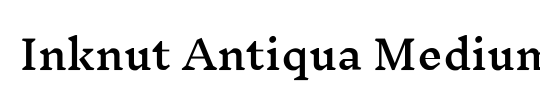 Inknut Antiqua Medium