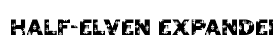 Half-Elven Bold Italic
