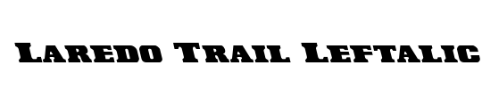 Laredo Trail Condensed