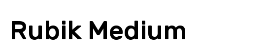 Rubik Medium