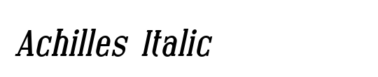 Achilles Italic