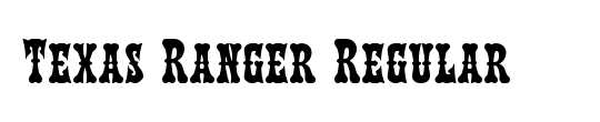 Texas Ranger Italic
