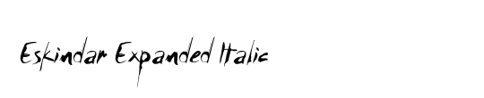 Alexis Expanded Italic