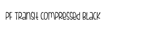PF Transit Compressed Black