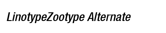 LTZootype Alternate