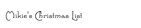 Making a List Checking it Twice
