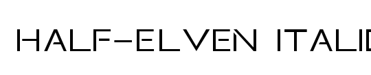 Half-Elven Italic