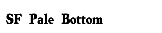 SF Pale Bottom Condensed