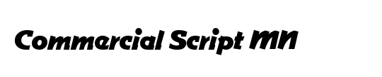 Commercial Script MN