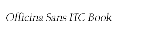 Officina Serif ITC
