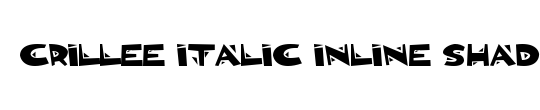 Crillee Italic Inline Shad