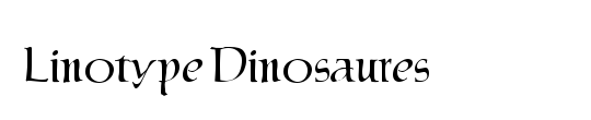 LinotypeDinosaures