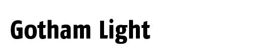 gotham light font free download mac