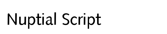 NuptialScript