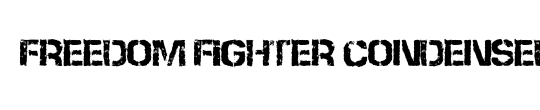 Freedom Fighter Condensed Italic