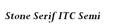 Stone Serif ITC TT