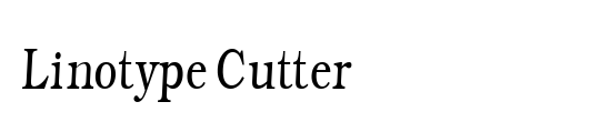LinotypeCutter
