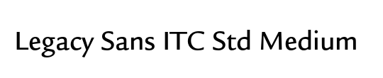 Legacy Sans ITC Std