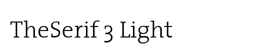 The Serif Light-