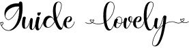 Wished Lovely Script