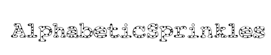 AlphabeticSprinkles