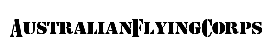 AustralianFlyingCorpsStencil