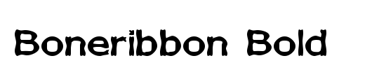 Boneribbon Bold