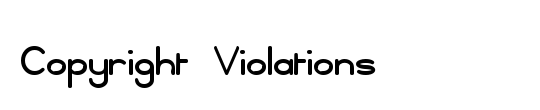 Copyright Violations