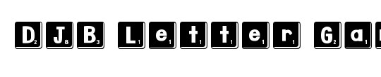 DJB Letter Game Tiles 3