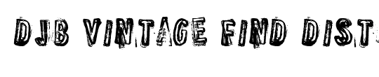 DJB Vintage Find Distressed
