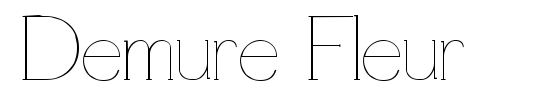 Demure Fleur