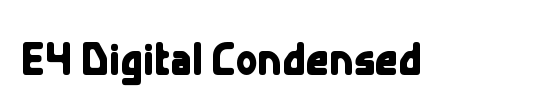 E4 Digital Condensed