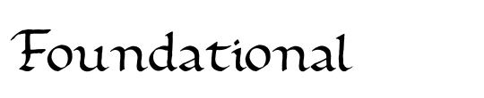 Foundational