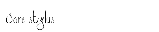 Gore stylus