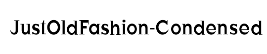 JustOldFashion-Condensed