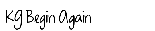 KG Begin Again