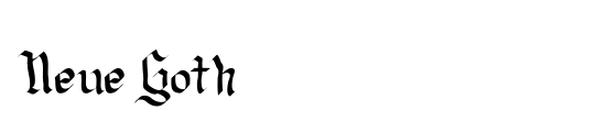Neue Goth