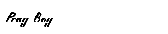 Pray Boy