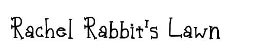 Rachel Rabbit's Lawn