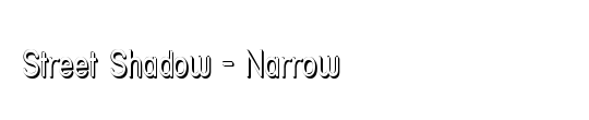 Street Shadow - Narrow